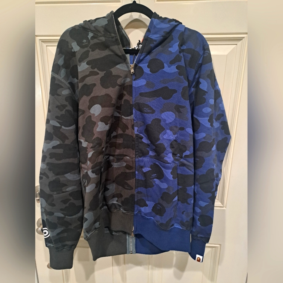 Blue/Black Bape Hoodie